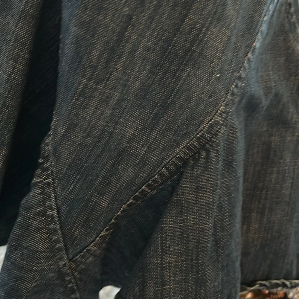 J Jill Long Denim Skirt - Picture 3 of 4